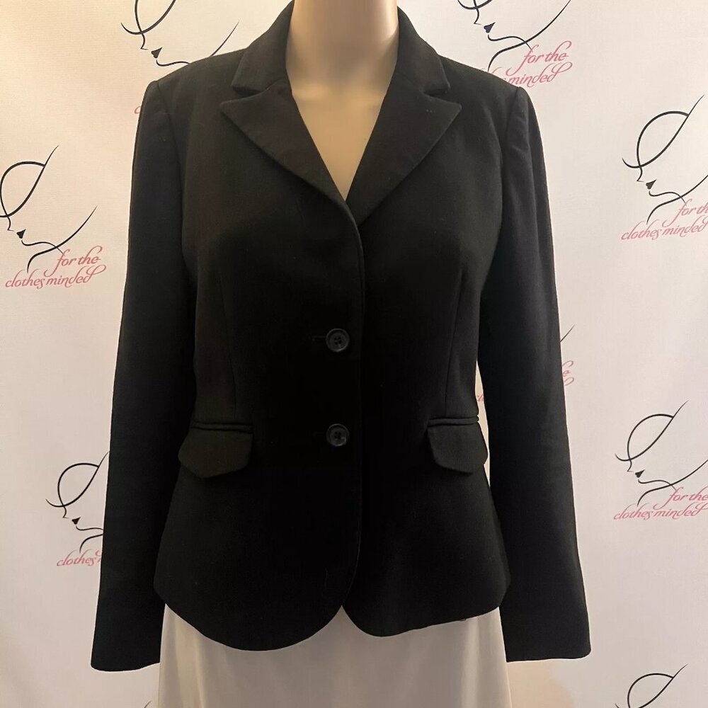 Ann Taylor Loft Petites. Size 2P. Black Fitted. Professional Cotton Blend. L